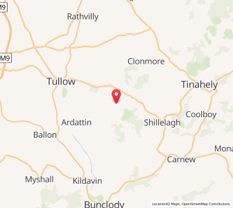 Map of Killinure Bridge, LeinsterLeinster