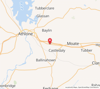 Map of Killogeenaghan, LeinsterLeinster