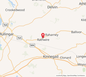 Map of Killucan, LeinsterLeinster