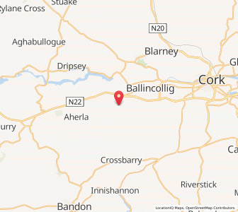 Map of Killumney, MunsterMunster