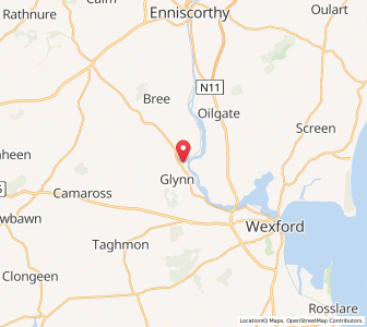 Map of Killurin, LeinsterLeinster