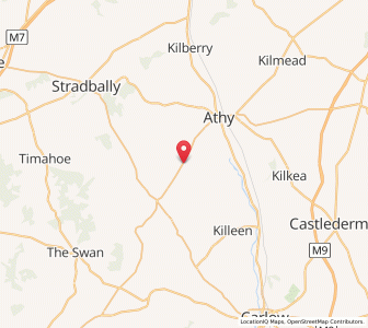 Map of Killyganard, LeinsterLeinster