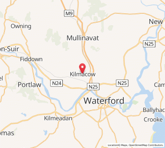 Map of Kilmacow, LeinsterLeinster
