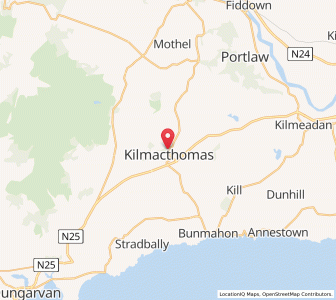 Map of Kilmacthomas, MunsterMunster