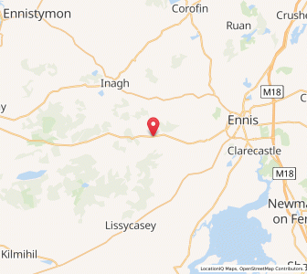 Map of Kilmaley, MunsterMunster