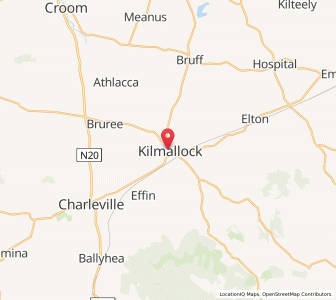 Map of Kilmallock, MunsterMunster
