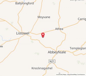 Map of Kilmorna, MunsterMunster