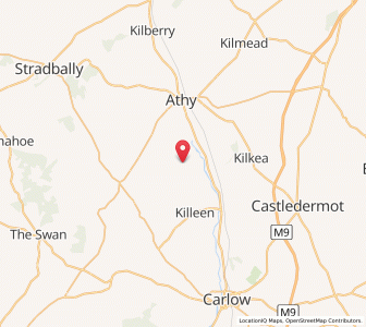 Map of Kilmorony, LeinsterLeinster