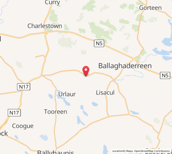 Map of Kilmovee, ConnaughtConnaught