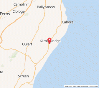 Map of Kilmuckridge, LeinsterLeinster