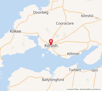 Map of Kilrush, MunsterMunster