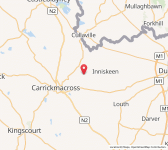 Map of Kiltybegs, UlsterUlster