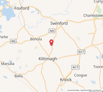 Map of Kinaff Bridge, ConnaughtConnaught