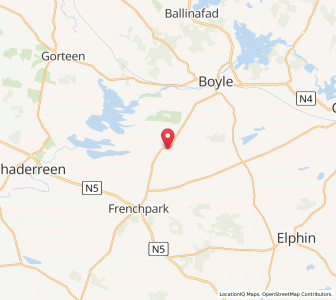 Map of Kingsland, ConnaughtConnaught