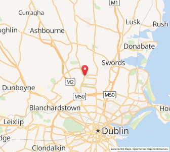 Map of Kingstown Cross Roads, LeinsterLeinster