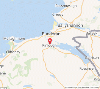 Map of Kinlough, ConnaughtConnaught