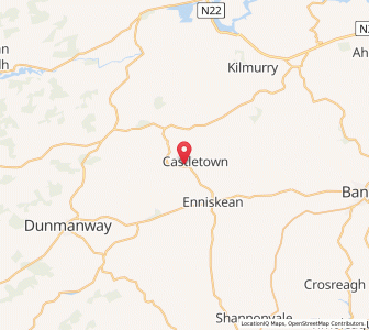 Map of Kinneigh, MunsterMunster