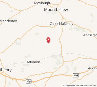 Map of Kinreask, ConnaughtConnaught