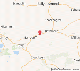Map of Knockacappul, MunsterMunster