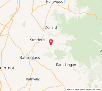 Map of Knockaderry Cross Roads, LeinsterLeinster