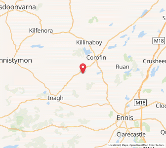 Map of Knockarradaun West, MunsterMunster