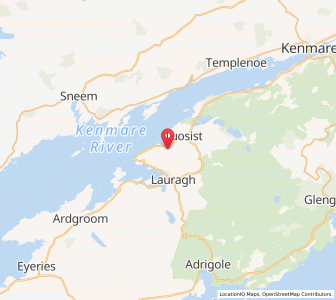 Map of Knockatee, MunsterMunster