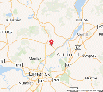 Map of Knockbrack Upper, MunsterMunster