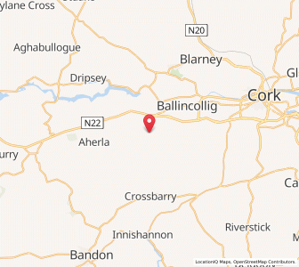 Map of Knockburden, MunsterMunster