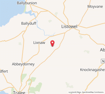 Map of Knockburrane Cross Roads, MunsterMunster