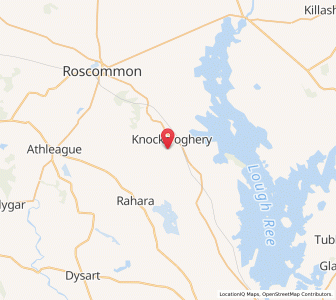 Map of Knockcroghery, ConnaughtConnaught