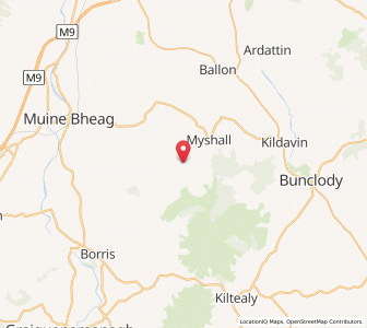 Map of Knockdramagh Bridge, LeinsterLeinster