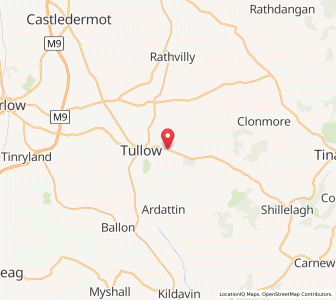 Map of Knockloe Bridge, LeinsterLeinster