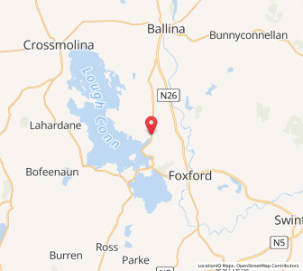 Map of Knockmore, ConnaughtConnaught