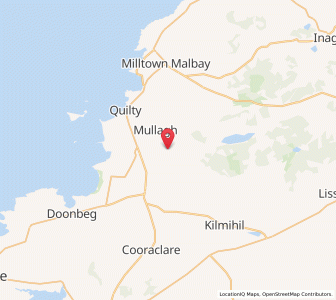 Map of Knocknahila Bridge, MunsterMunster