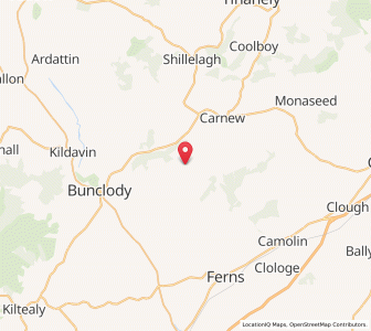 Map of Knocknalour Cross Roads, LeinsterLeinster