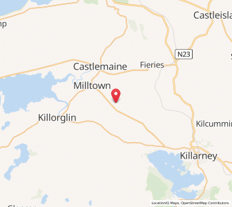Map of Knocknaman, MunsterMunster