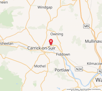 Map of Knockroe, LeinsterLeinster