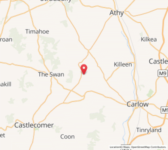 Map of Knockvorlagh, LeinsterLeinster