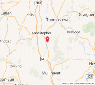 Map of Knockwilliam, LeinsterLeinster