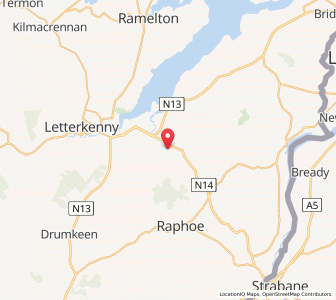 Map of Labbadish, UlsterUlster