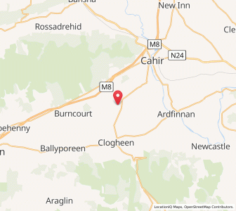 Map of Laght Cross Roads, MunsterMunster