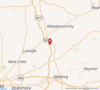 Map of Laragh More, ConnaughtConnaught