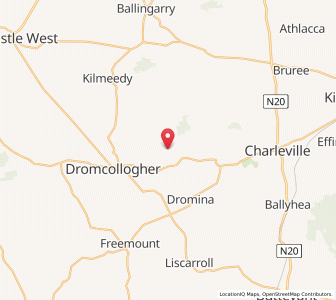 Map of Laragh, MunsterMunster