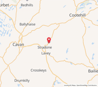 Map of Larah, UlsterUlster