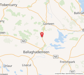 Map of Largan, ConnaughtConnaught