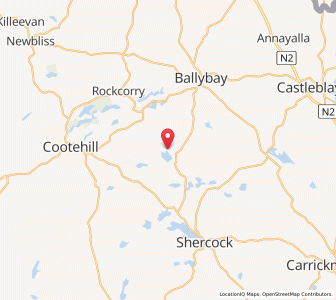 Map of Latton, UlsterUlster