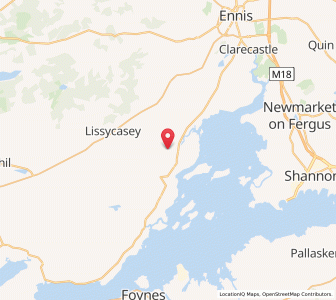 Map of Lavally, MunsterMunster