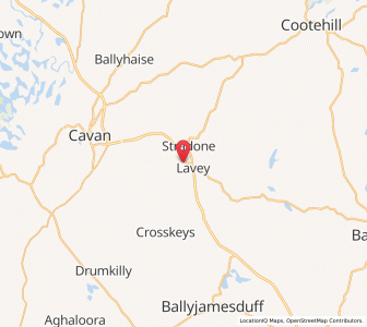 Map of Lavey, UlsterUlster