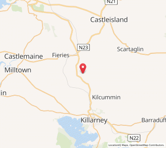 Map of Leamnaguila, MunsterMunster