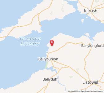 Map of Leansaghane, MunsterMunster